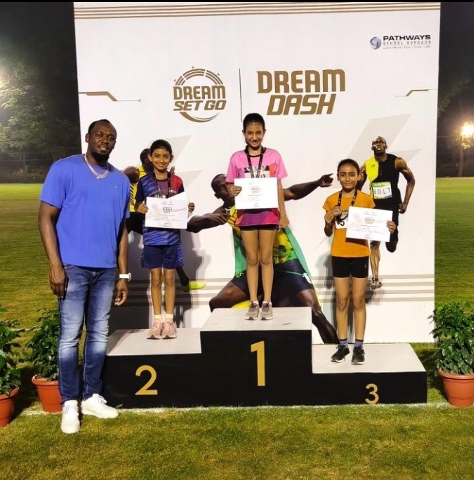 Heritage Experiential Learning School Shines with 10 Medals at Dream Dash 2025 National Finale; Usain Bolt Inspires Young Athletes
