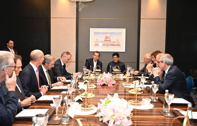 Piyush Goyal Discusses Investment Opportunities in India's Aviation Sector with Airbus Chairman