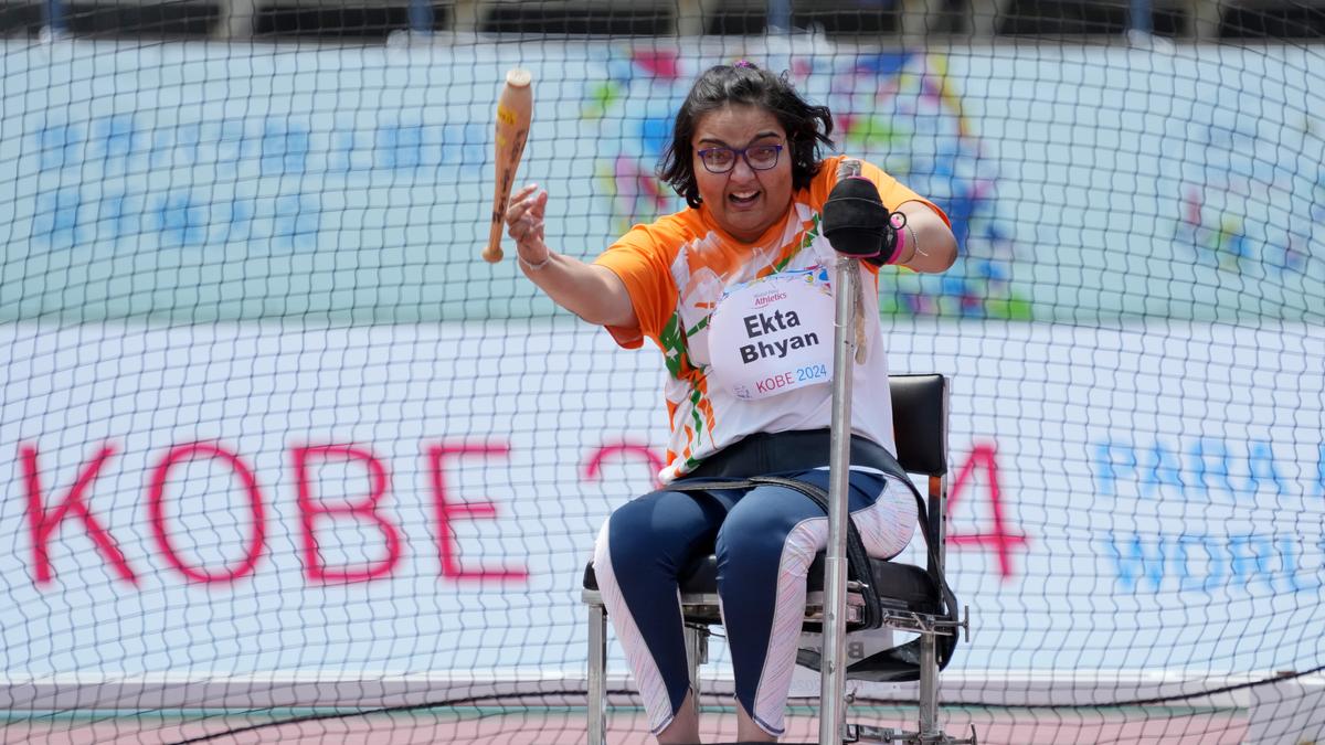 Ekta Bhyan Secures Silver in Women’s Club Throw F51 at World Para Athletics Championships Ekta Bhyan Secures Silver in Women’s Club Throw F51 at World Para Athletics Championships