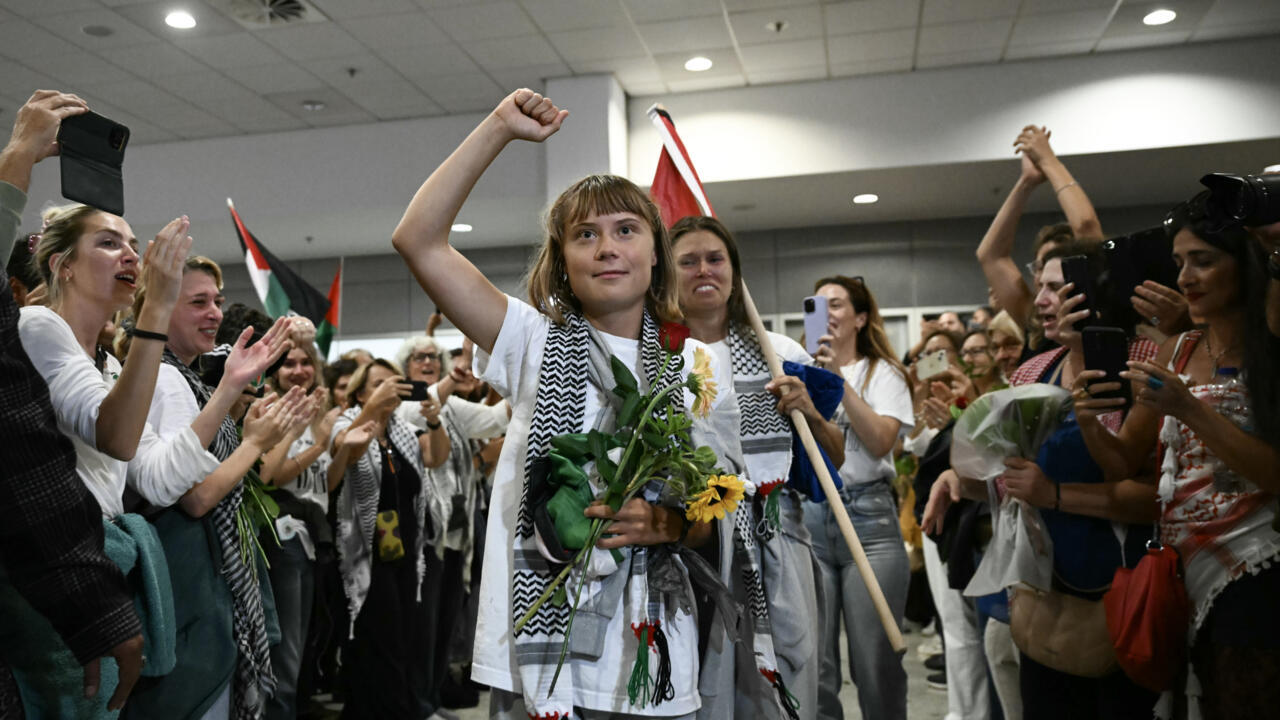 Greta Thunberg, Gaza Flotilla Activists Deported from Israel to Greece