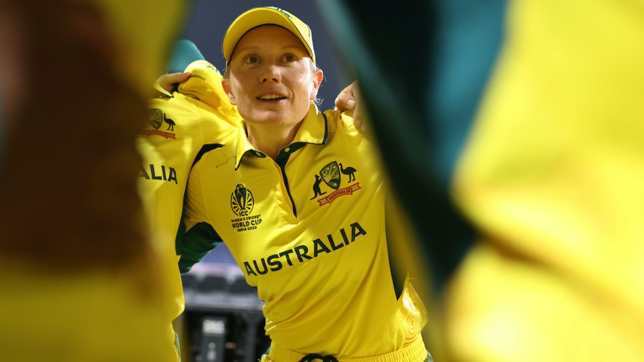 Australia's wicketkeeper-batter and captain Alyssa Healy Australia's wicketkeeper-batter and captain Alyssa Healy