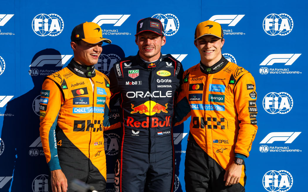 Lando Norris, Max Verstappen and Oscar Piastri.Lando Norris, Max Verstappen and Oscar Piastri. Lando Norris, Max Verstappen and Oscar Piastri.Lando Norris, Max Verstappen and Oscar Piastri.