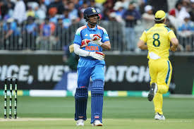 India Post 136/9 in Rain-Hit First ODI Against Australia at Perth India Post 136/9 in Rain-Hit First ODI Against Australia at Perth