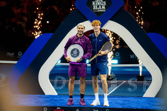 Sinner Reigns Supreme in Riyadh, Securing $6M Six Kings Slam Title with Masterclass Performance Against Alcaraz Sinner Reigns Supreme in Riyadh, Securing $6M Six Kings Slam Title with Masterclass Performance Against Alcaraz