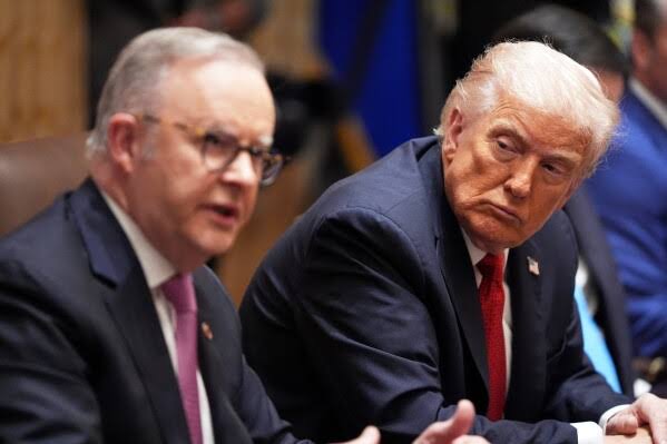 U.S. President Donald Trump and Australian Prime Minister Anthony Albanese U.S. President Donald Trump and Australian Prime Minister Anthony Albanese