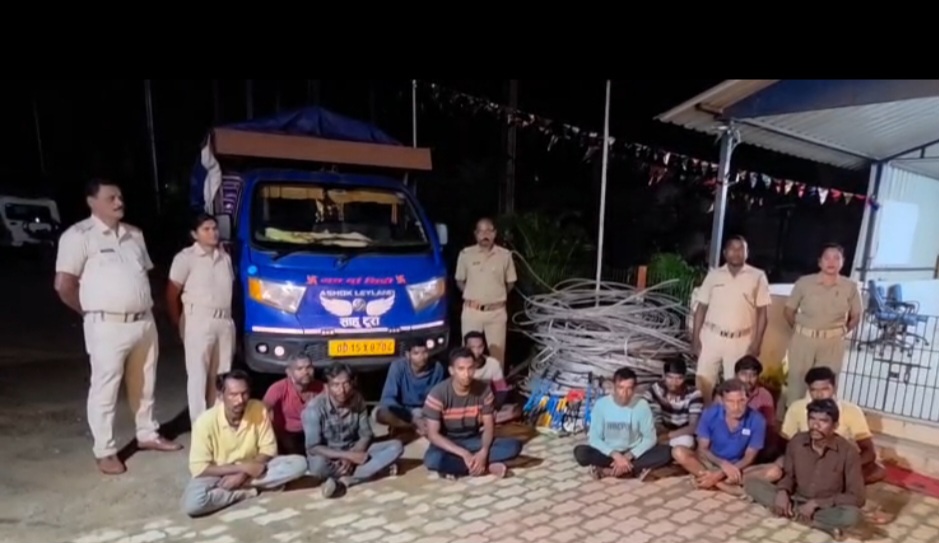 ବିଦ୍ୟୁତ୍ ତାର ଚୋରି ଘଟଣା : ୫ଶହ ମିଟର ତାର ଜବତ, ୧୨ ଜଣଙ୍କୁ ବାନ୍ଧିଲା ପୋଲିସ
